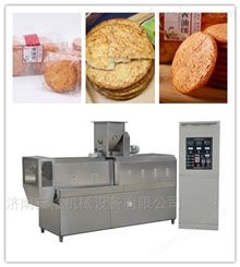 生产酱油脆饼干的生产线膨化酱油饼生产设备