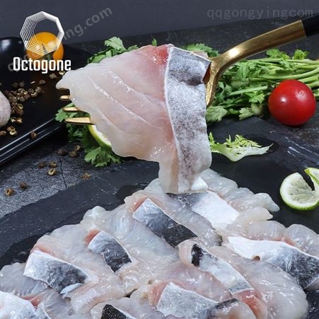 欧肽贡 巴沙鱼带皮腌制小切片 半成品酸菜鱼 免浆免洗调味鱼片