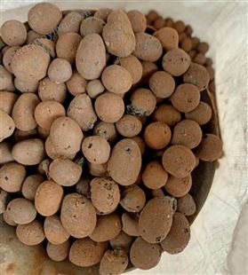 创美红色黏土陶粒球形滤料厂家定制批发质量保证