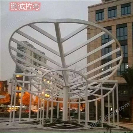 金属廊架景观造型钢结构雕塑定制厂家鹏诚