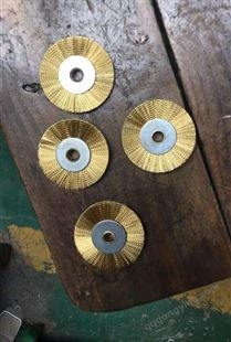 和沐刷业 剥漆钢丝轮 打磨除锈金属丝抛光轮 不锈钢丝毛刷轮