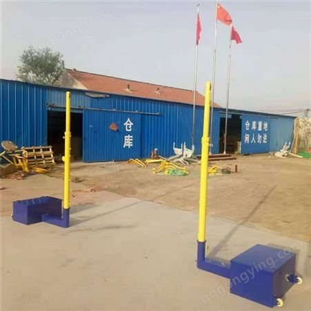 河北泰昌训练排球柱 便携式升降网球柱 室外羽毛球柱厂家供应