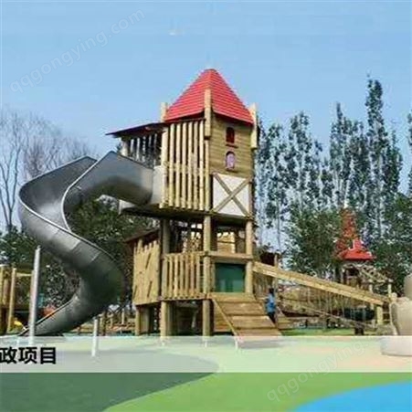 湖北省 户外滑梯 幼儿园实木滑梯 厂家批发