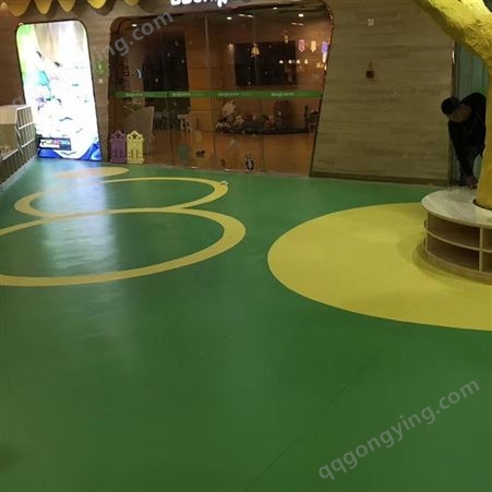 上海旭方工厂销售幼儿园 幼教PVC地胶板 防滑耐磨阻燃地胶 全国可施工