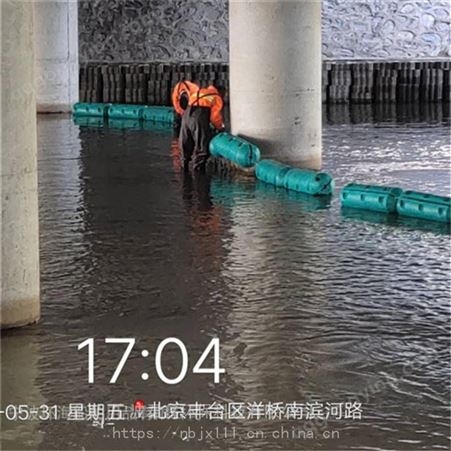 宁波君鑫水上拦污网水电站闸口拦截网浮体