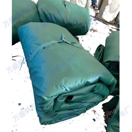 室外遮盖加密加厚PVC涂塑绿色防水防雨遮阳三防帆布篷布