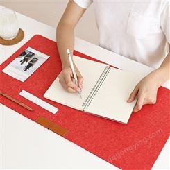 鑫舒 电脑鼠标垫 毛笔写字垫布 化纤毛毡针刺 颜色多选