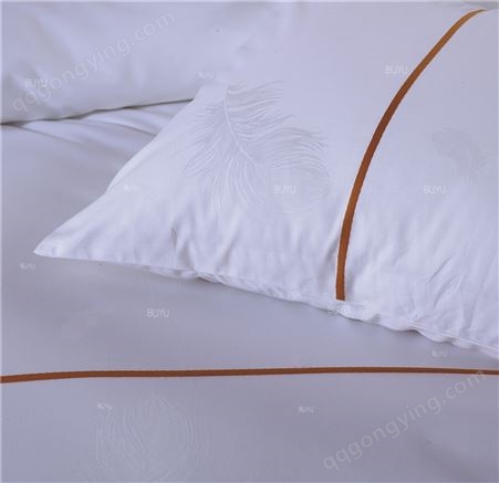 【布予.】酒店布草定制 宾馆优质床上用品 全棉四件套 产量高 货期准