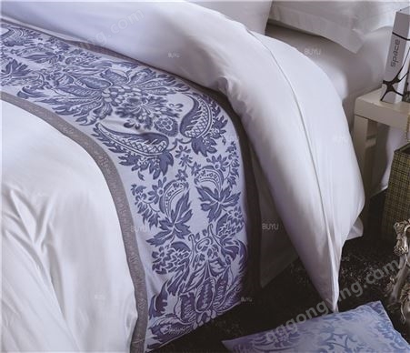 【布予.】酒店布草批发 宾馆床品套件 优质床上用品 耐洗耐用 亮白如新