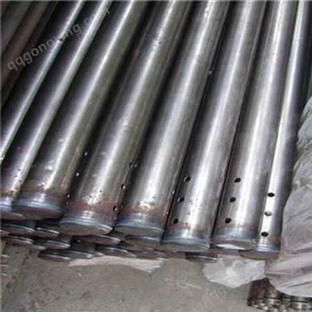华禄 组装便捷Q235焊接角铁钢花管 钢注浆管供应