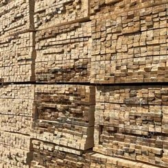 尹坡定制 柳木方土建工程专用规格尺寸木方现货批发 切割零售