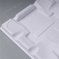 厂家供应白色湿压纸托 甘蔗浆纸浆纸塑 可降解包装纸托定