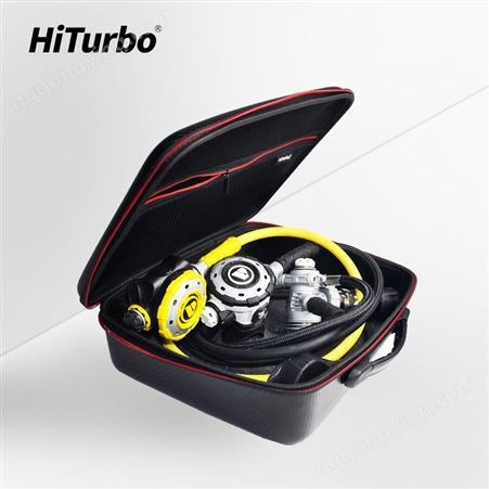 HiTurbo潜水调节器装备包_保护盒双层海绵保护防碰防撞手提便携