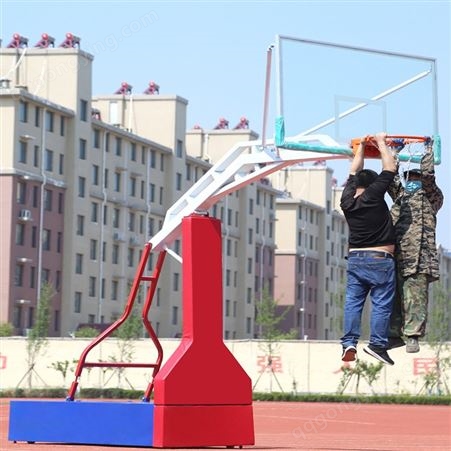 篮球架户外升降学校地埋式篮球架儿童可移动比赛家用落地式