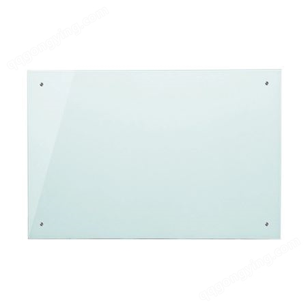 方圆钢化玻璃白板壁挂式写字板办公室会议培训教学家用黑板记事板