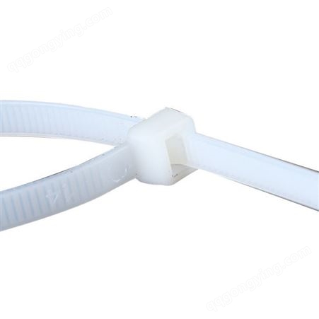 多规格尼龙扎带 4*200自锁式塑料扎带 白色束线带扎带量大价优