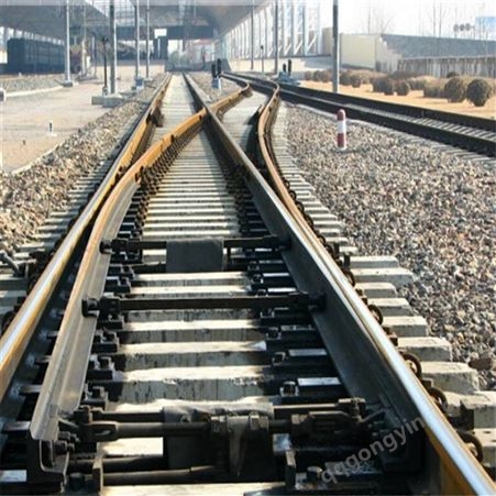 矿用单开/左开/右开道岔 铁路38kg对称钢轨 DK630型 600轨距