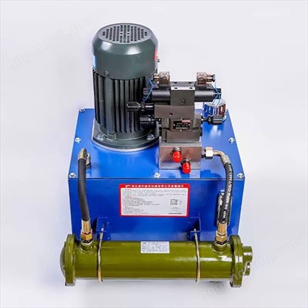 台式液压泵站 液压系统 动力单元油缸电磁阀换向小型非标定制