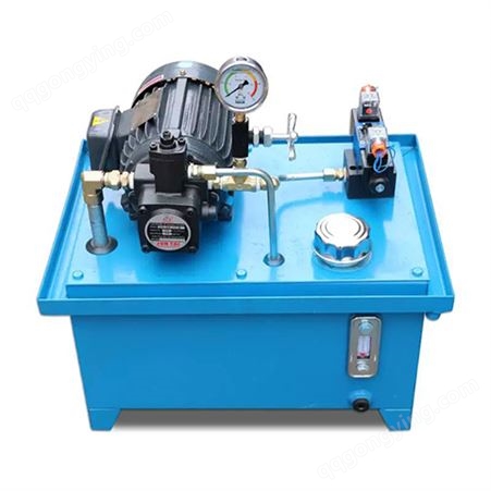 台式液压泵站 液压系统 动力单元油缸电磁阀换向小型非标定制