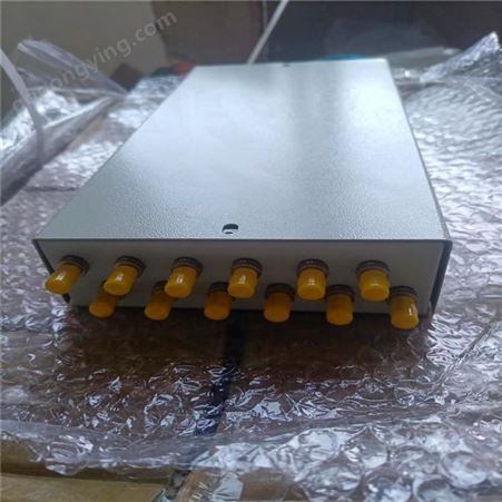 19英寸光纤终端盒-ST型白色款12口光纤配线架 壁挂式光纤盒厂家