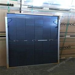 晶科光伏板 双玻双面太阳能电池板 组件 原厂质保 鹏欣
