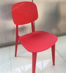 靠背椅阅览椅 餐桌椅 彩色塑料椅子 支持定制 厂家直发 亚飞