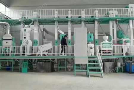 20吨水稻大米加工成套设备机械全自动碾米机组流水线