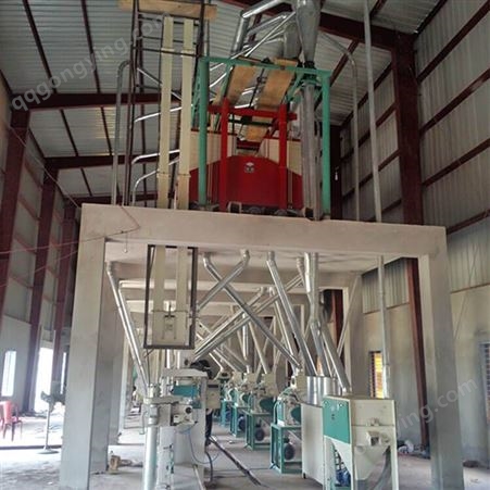 小麦谷物磨粉磨面制粉设备机械成套机组流水线