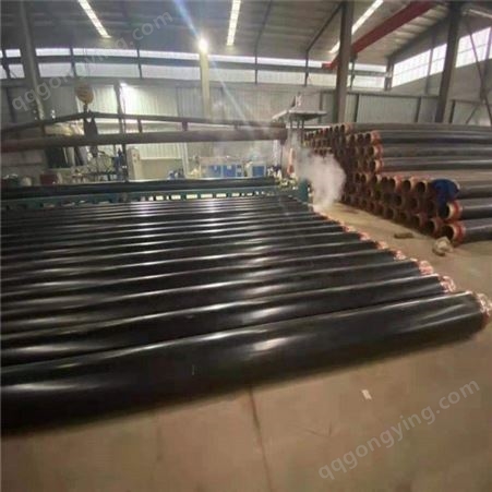 DN500保温钢管 聚氨酯发泡保温管 海诚钢联 预制直埋钢套 规格齐全