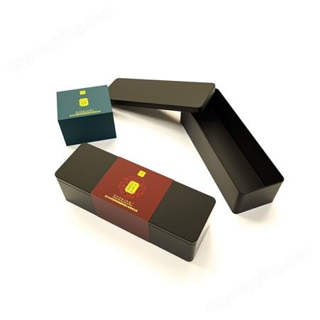 长方形茶叶100克包装盒高档红茶绿茶马口铁金属包装盒