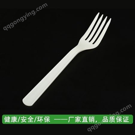 日式一次性塑料餐具叉、勺、勺叉批发水果叉塑料