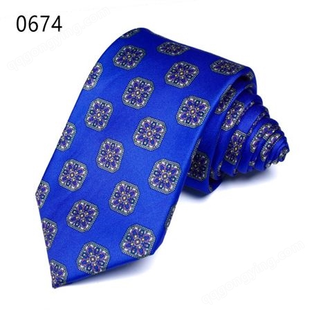 TONIVANI-40商务领带 印花男士定制数码领带 涤沦丝时尚领带