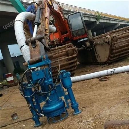 全液压挖机抽浆泵 大型立式河道清淤泵 自动化控制