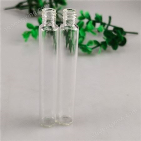 批发 透明螺口玻璃瓶 管制螺口玻璃瓶  硼硅玻璃管制瓶