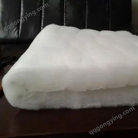 白色沙发无纺布喷胶棉 床上用品填充环保纤维填充棉宠物窝棉
