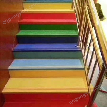 楼梯踏步 幼儿园楼梯踏步 不锈钢扣条 塑胶防火条博康生产