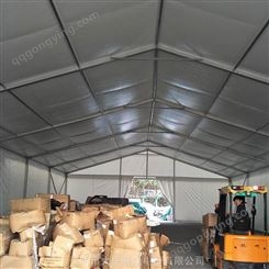 沙厂沙石生产存放篷房户外仓库帐篷搭建式建筑双层PVC刀刮布
