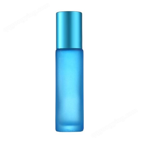10ml玻璃彩色滚珠瓶 钢珠化妆品分装瓶 香水走珠精油瓶