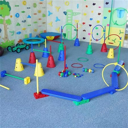 软体组合幼儿园感统训练器材儿童室内大小型软包爬滑玩具 尚林