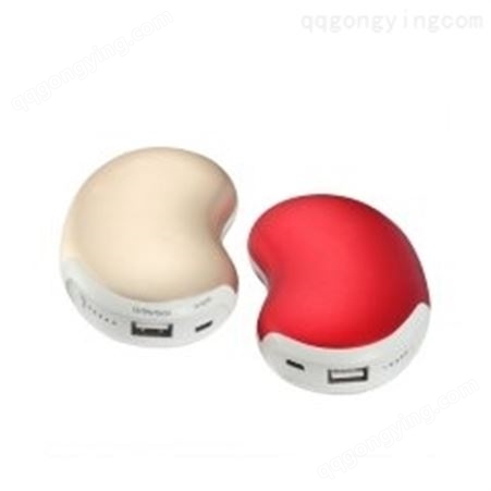 红素创意相思豆USB暖手宝充电免费设计logo 100个起订不单独零售
