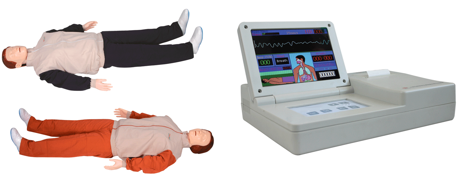 GD/CPR10400,高级自动电脑心肺复苏模拟人(,大屏幕液晶彩显）